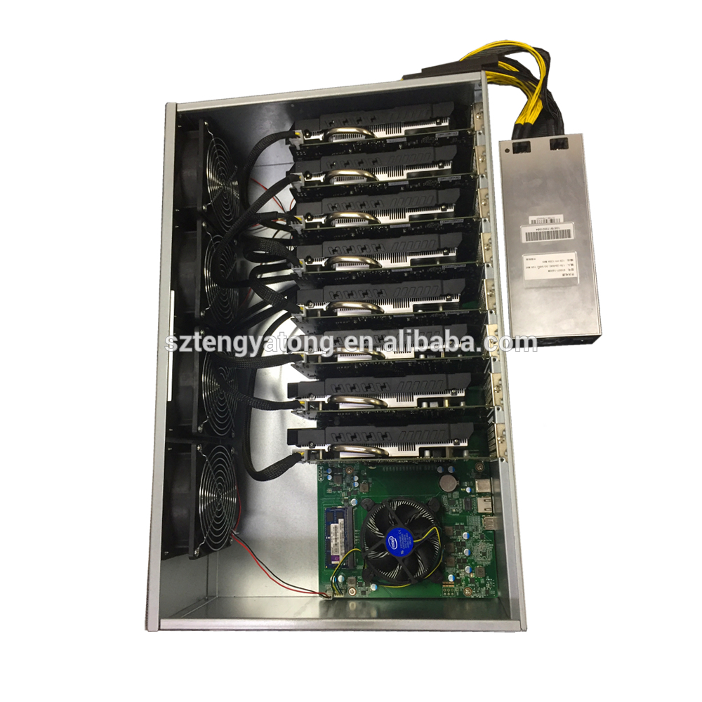 Graphics Cards Bitcoin Mining Best Amd Mining Card Compact 8GPU Mining Case  With PSU And Essential