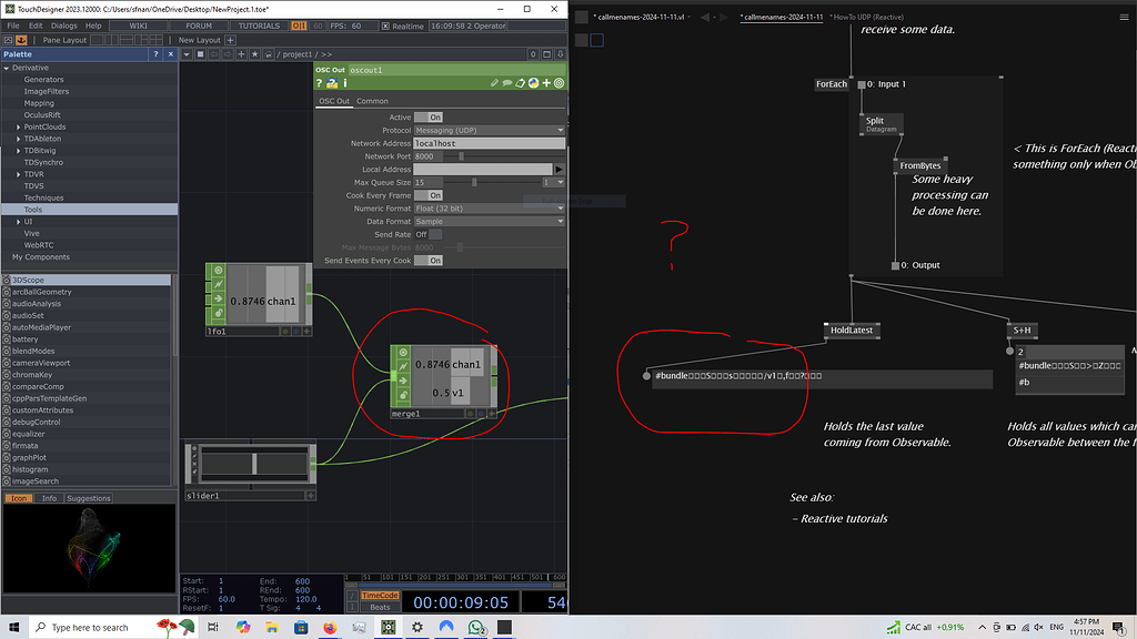 Touchdesigner and OSC - question - Forum