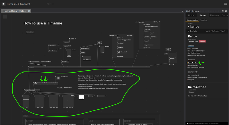 timeline setup